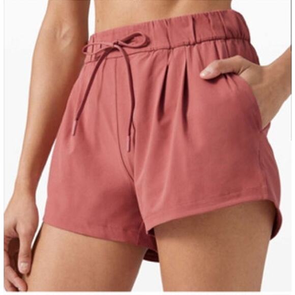 lululemon athletica Pants - Lululemon Stroll at Sundown 3" Shorts Size: 8 Color: Cherry Tint